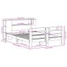 Solid Wood Pine Bed Frame 160x200 cm | HipoMarket UK