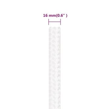 Boat Rope Full White 16mm 250m | Durable Polypropylene