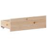 Bookcase Bed King Size 150x200 cm Pine Wood | HipoMarket UK