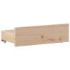 Bookcase Bed 90x200 cm Solid Pine - Stylish & Practical