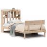 Bookcase Bed 90x190 cm - Solid Wood Pine | Hipomarket