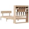 Bookcase Bed 90x190 cm - Solid Wood Pine | Hipomarket