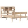 Bookcase Bed without Mattress 150x200 cm King - Solid Pine