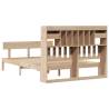 Bookcase Bed without Mattress 150x200 cm King - Solid Pine