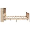 Bookcase Bed 180x200 cm Super King - Solid Wood Pine