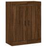 Wall Mounted Cabinets 2 pcs Brown Oak Engineered Wood | Hipo Market