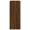 Wall Mounted Cabinets 2 pcs Brown Oak Engineered Wood | Hipo Market