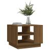 Brown Oak Coffee Table 55x55x43 cm - Modern Design