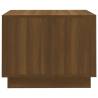 Brown Oak Coffee Table 55x55x43 cm - Modern Design