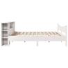 White 180x200 cm Super King Bed Frame - Solid Pine | HipoMarket