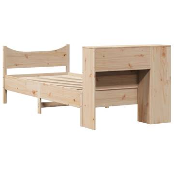 Solid Wood Pine Bed Frame 75x190 cm - Small Single