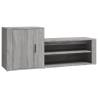 Shoe Cabinet Grey Sonoma - Stylish Storage Solution