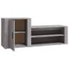 Shoe Cabinet Grey Sonoma - Stylish Storage Solution