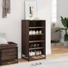 Shoe Rack Brown Oak 48x38x97.5 cm | Durable & Stylish Storage