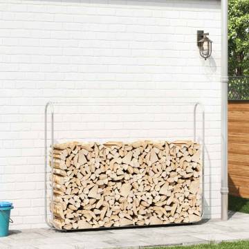 Durable Firewood Rack - Galvanised Steel | HipoMarket UK