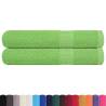 Sauna Towels 2 pcs Apple Green - 100% Cotton, 360 GSM