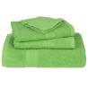 Sauna Towels 10 pcs Apple Green 80x200 cm - 100% Cotton