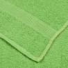 Sauna Towels 10 pcs Apple Green 80x200 cm - 100% Cotton