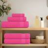 Guest Towels 4 pcs Pink 100% Cotton 30x50 cm | HipoMarket