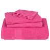 Guest Towels 4 pcs Pink 100% Cotton 30x50 cm | HipoMarket