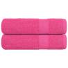  Hand Towels 2 pcs Pink 50x100 cm 360 gsm 100% Cotton Colour pink Size 50 x 100 cm Quantity in Package 2 