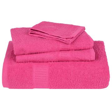 Hand Towels 2 pcs Pink 50x100 cm - 100% Cotton & Absorbent