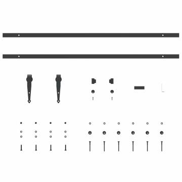 Sliding Cabinet Door Kit 213 cm Carbon Steel - HipoMarket