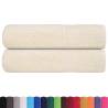 Cream Bath Towels 100x150 cm | 2 pcs 100% Cotton 360 gsm