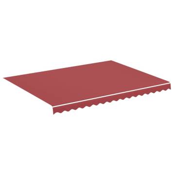 Replacement Fabric for Awning Burgundy Red 4x3m | HipoMarket