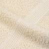 Cream Cotton Towels - 2 pcs, 100x200 cm, 360 gsm | HiPO Market