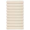  Towels 10 pcs Cream 100x200 cm 360 gsm 100% Cotton Colour cream Size 100 x 200 cm Quantity in Package 10 