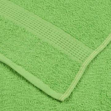 Guest Towels 2 pcs Apple Green | 100% Cotton - Hipomarket