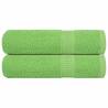  Shower Towels 2 pcs Apple Green 70x140 cm 360 gsm 100% Cotton Colour apple green Size 70 x 140 cm Quantity in Package 2 