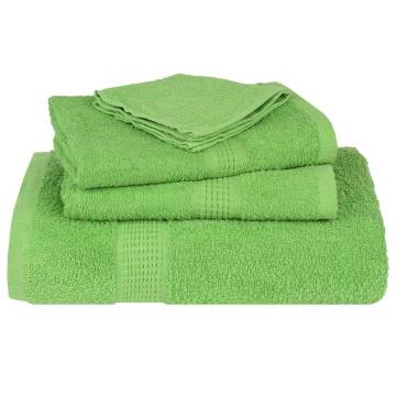 Soft Apple Green Shower Towels 2 pcs - 100% Cotton