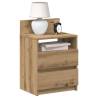  Bedside Cabinets 2 pcs with 2 Drawers Artisan Oak 40x33x60 cm Colour artisan oak Quantity in Package 2 