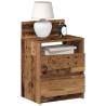  Bedside Cabinets 2 pcs with 2 Drawers Old Wood 40x33x60 cm Colour old wood Quantity in Package 2 