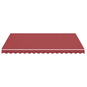 Replacement Fabric for Awning Burgundy Red 4x3m | HipoMarket