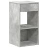 Bedside Cabinets with Drawer - Concrete Grey - 2 pcs | HipoMarket