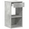 Bedside Cabinets with Drawer - Concrete Grey - 2 pcs | HipoMarket