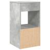 Bedside Cabinets with Drawer - Concrete Grey - 2 pcs | HipoMarket