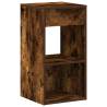 Stylish Smoked Oak Bedside Cabinets - 2 pcs with Drawer