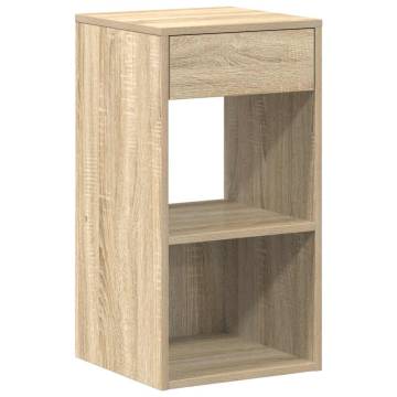 Sonoma Oak Bedside Cabinet with Drawer - Stylish Storage