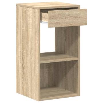 Sonoma Oak Bedside Cabinet with Drawer - Stylish Storage