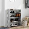 Shoe Rack Grey Sonoma - Space-Saving Storage Solution