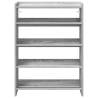 Shoe Rack Grey Sonoma - Space-Saving Storage Solution