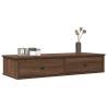  Wall Shelf with Drawers Brown Oak 100x37.5x19 cm Engineered Wood Colour brown oak Size 100 x 34 x 19 cm Quantity in Package 1 Number of Pieces 