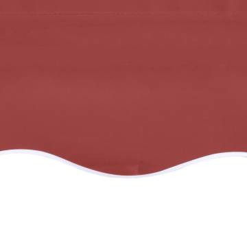 Replacement Fabric for Awning Burgundy Red 4x3m | HipoMarket