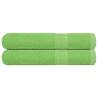  Towels 2 pcs Apple Green 100x200 cm 360 gsm 100% Cotton Colour apple green Size 100 x 200 cm Quantity in Package 2 