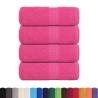 Pink Soap Towels 4 pcs - 100% Cotton, 30x30 cm, 360 gsm