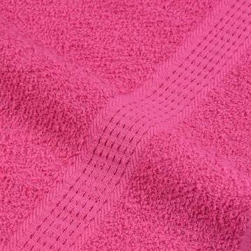 Pink Soap Towels 4 pcs - 100% Cotton, 30x30 cm, 360 gsm